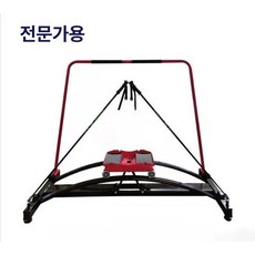 스키 시뮬레이터 실내 운동 스키머신 트레이닝 훈련 트레이너 스키시뮬레이터 균형 연습용, 스노우폴 스키 머신 블랙레드, 기본 모델명/품번