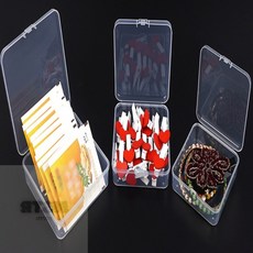 몬스또어 사각 투명 케이스 투명보관통, 10.5cm