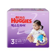 하기스 맥스드라이 뉴 공용 중형 밴드형, 3단계, 144매