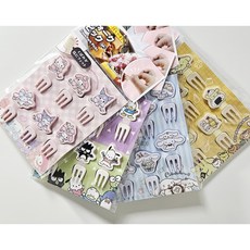 산리오 포크픽 도시락픽 4세트x6개입, 4세트, 6개