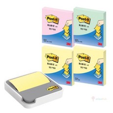 포스트잇 엣지 팝업 디스펜서 76x76mm (1개입) 업무메모지