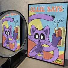 일본 애니메이션 바나나 물고기 레트로 아트 장식 영화 그림 홈 벽 만화 품질 캔버스 거실 포스터, 05 50x70cm No Frame, 18. A