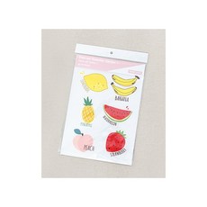 퀼트스타 아이론 스티커_스윗 프루츠, 1개, 혼합
