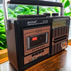 해이프 카세트플레이어 더블 카세트 데크 레코더 USB, 브라운 블루투스 USB 라디오, 기본 모델명/품번