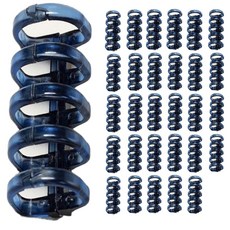 5공 루즈링 제본링 바인더링 셀프, 30개, 딥블루, 12mm
