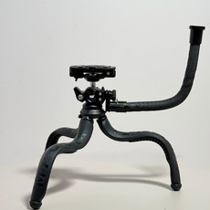 MAGIPEA 美極品 二合一夾具 冷靴延伸軟管支架】多角度拍攝 手機相機通用夾具, 1個, 二合一夾具+冷靴延伸軟管支架+三腳怪腳架