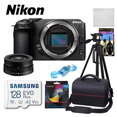 니콘 정품 Z30+16-50mm KIT Z /알뜰형 7종세트/128G+MCUV필터+전용가방+삼각대+카드리더기+청소도구+극세사융/TJ
