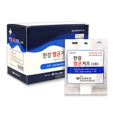 두원셀텍 한강멸균거즈(3호) 5cmX5cm 상처보호 순면거즈, 20포, 1개