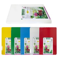 미진 업소용 도마 특6호 60 x 40cm 위생도마 칼라, 적색, 1개