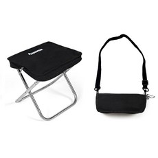 Outdoor Small Pencil Case Lightweight Folding Integrated Chair Wear Resist for Hiking, Pencil Case Khaki Small, 01 Khaki Small