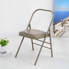 접이식 요가 전문 매트 연습 홈트 스툴 갈색 스펀지, 1개, 캐멀 - 일반형