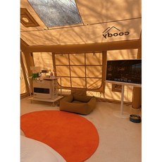 CAMPING DECO 쿠디 에어텐트 5.8카페트 가방포함 지퍼연결, 모던블랙, 쿠디에어텐트 5.8(실속형+가방포함)