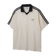 OCELOT C42 셀럽PK 레터링 카라 반팔티 크림 278614