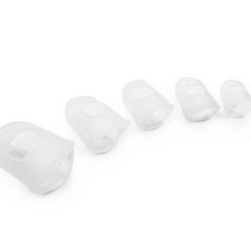 늘찬몰 골무 화이트 실리콘 바느질골무, S