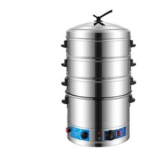 업소용찜기 전기 찜기계 스테인리스 반숙기 조리 분식집 호빵 편의점 가열 찜기 계란찜기 계란, 1. 40cm 두 번째 레이어 (304판/타이밍 단열/