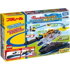 타카라토미 프라레일 토미카로 렛츠 플레이 하코몬과 출발 스테이션 로터리 세트 기차 토이, 1개