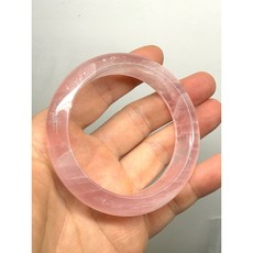 天然冰種粉晶寬版手鐲 帶星芒星光, 1個