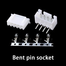 JST XH2 54 5P 3P 소켓 10P 8P XH 12P 6P 와이어 7P 2P 플라스틱 4P 커넥터 54 9P 터미널 플러그, 10 set, 5P로, bent pin so et