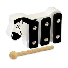 원목 얼룩말 악기 유아 실로폰연주 유아음악놀이, 1개, 혼합색상