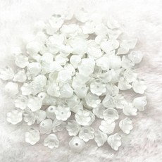 은방울꽃비즈(20개) diy 공예 재료 스트랩 키링 목걸이 팔찌 만들기 구슬, 1세트, 분홍