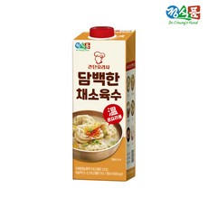 정식품 간단요리사 시원한 채소육수 950mlx4팩, 950ml, 4개