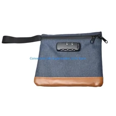 잠금 방수 주머니가 있는 냄새 방지 가방 남성 및 여성 안전 여행 운반, 02 Royal Blue, 01 CHINA