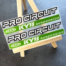호환 반사 KYB 레이싱 서스펜션 충격 오토바이 액세서리 데칼 스티커 Kawasaki Z900 MT07 Tmax Suzuki Bene, 07 Green 160mm