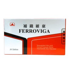 HONG YAH 補鐵維康錠 30錠, 1個, 30顆