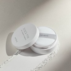 rom&nd 湛藍控油定妝蜜粉餅 持久柔焦 告別油光, 1個, 白米-蜜粉5g-一個