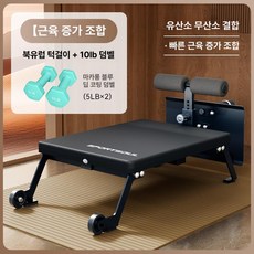 홈트레이닝 전용 기구 복근 등받이 로만체어, 근력 증가 콤보 엘리베이터+10L
