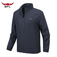 버팔로 봄 가을 남자 솔리드 바람막이점퍼 집업 아웃도어 간절기 점퍼 자켓 방수방풍