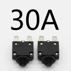 1pcs 열 스위치 회로 차단기 과부하 강력한 보호 장치 3A4A5A6A 7A 8A10A15A18A20A25A30A, 01 30A