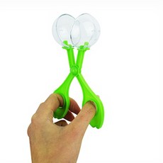 가벼운 나비 매미 풍뎅이 곤충 채집 가위 집게, 연두