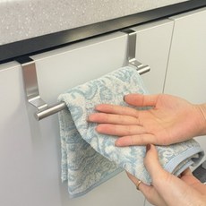 싱크대문거는 스텐 손타올걸이 주방도어 행주 수건행거