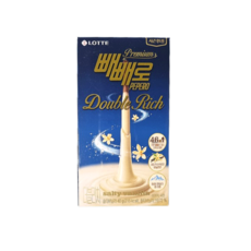 2026년 한정판 롯데 빼빼로 더블 리치 솔티 바닐라, 3개, 40g