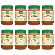 365 홀푸드마켓 크리미 아몬드 버터 무가당 무염 454g, 8개
