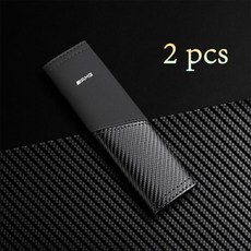 자동차 섬유 가죽 벨트 어깨 패드 편안함, 1개, 2. 2 pcs