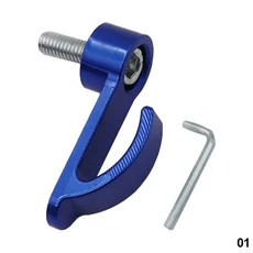 범용 CNC 알루미늄 합금 바이크 오토바이 싱글 홀 후크 헬멧 가방 먼지 자전거 전기 스쿠터 모페드용 운반 홀더, [04] 파란, 04 파란, 1개