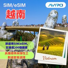 洲際電通 越南SIM卡 5-30天 二類電信, 20GB,7天