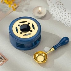 스푼 용광로 SB002 씰링 나무 도장 스토브 단단한 선물 냄비 장식 공예 용품 세트 스탬프, 1 SETN Y