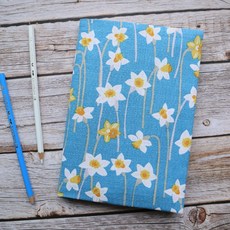 【花朵】書衣 書套 可調式 布書衣 A6 A5 B6 50K 25K 32K 20K 16K, 1個