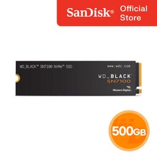 WD Black SN7100 m.2 SSD, 500GB, WDS500G4X0E