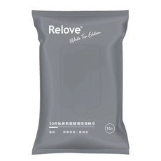 Relove 涼感 私密濕紙巾, 1個, 私密濕紙巾（一包15抽）