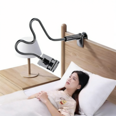 카본침대 핸드폰 거치대 태블릿 거치대, 블랙 80cm, 1개