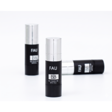 FAU Skin Solution BB霜 SPF37 PA++ 附粉撲 提亮膚色 撫平細紋 防曬, BB霜銀蓋黑身瓶, 30g, 1個