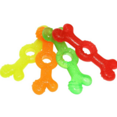 日本ROOP原裝進口水果口味磨牙骨，狗狗潔牙玩具，耐咬安全，多種顏色可選, 哈密瓜, 10個