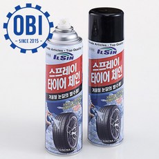 일신 스프레이 타이어체인 스노우 눈길 제동효과, 1개, 500ml