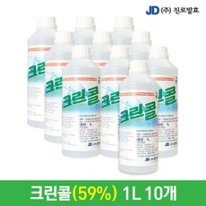 진로발효 살균소독59% 크린콜1L 10개, 1L