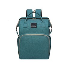 折疊嬰兒床媽咪包 多功能大容量 輕便可攜帶 時尚媽咪必備, 綠色