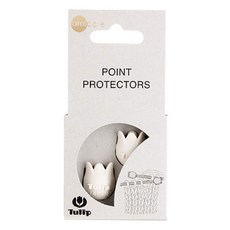 Tulip 뜨개질 용품 「amicolle(아미코레) 뜨개질 바늘 캡(대) 2개들이 화이트, 1개